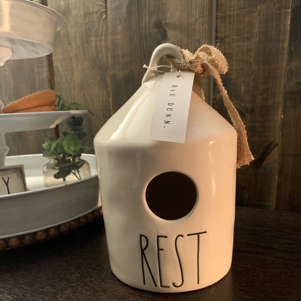 Rae Dunn REST Birdhouse